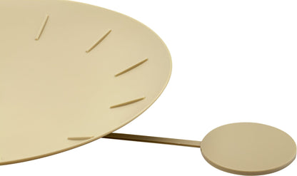 NeXtime Clocks wall clock with a 30cm plastic bowl-shaped design, featuring a modern aesthetic and clear time display