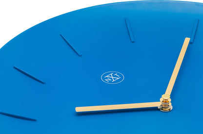 NeXtime Clocks 30cm plastic wall clock with a bowl-shaped design, featuring a sleek and modern look.