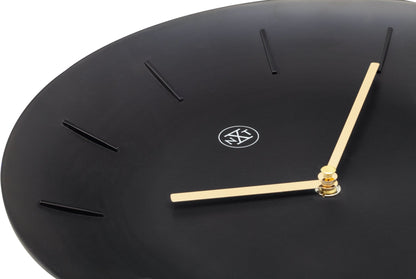 NeXtime Clocks 30cm plastic wall clock with a bowl-shaped design, showing close-up detail of the clock face and unique style.