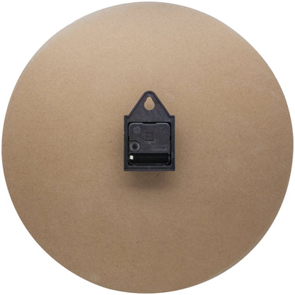 NeXtime Clocks wall clock made of wood, 40 cm diameter, with a modern design and natural wood finish.