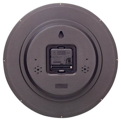 NeXtime Clocks 30cm silent plastic wall clock with "Maths" design, showing black numbers and hands on a white background.