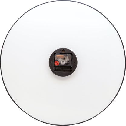 NeXtime Clocks Sax City wall clock, 40 cm, glass and metal design, featuring a modern cityscape motif on the clock face.