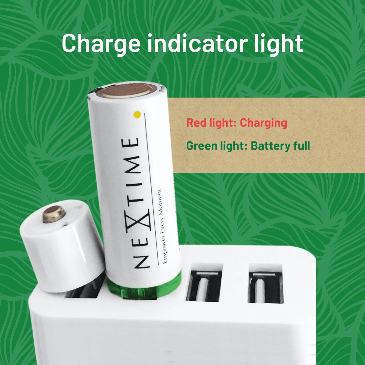 USB-Akku – 2 AA-Batterien