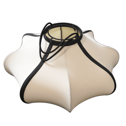 NeXtime Clocks Lumi 40cm lantern-style fabric lamp shade with elastic fitting, showcasing a soft, elegant lighting design.