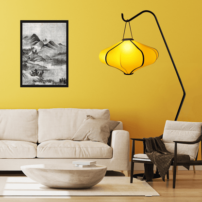 NeXtime Clocks fabric lantern lamp shade, 60cm diameter, elastic material in a stylish design, suitable for modern lighting decor