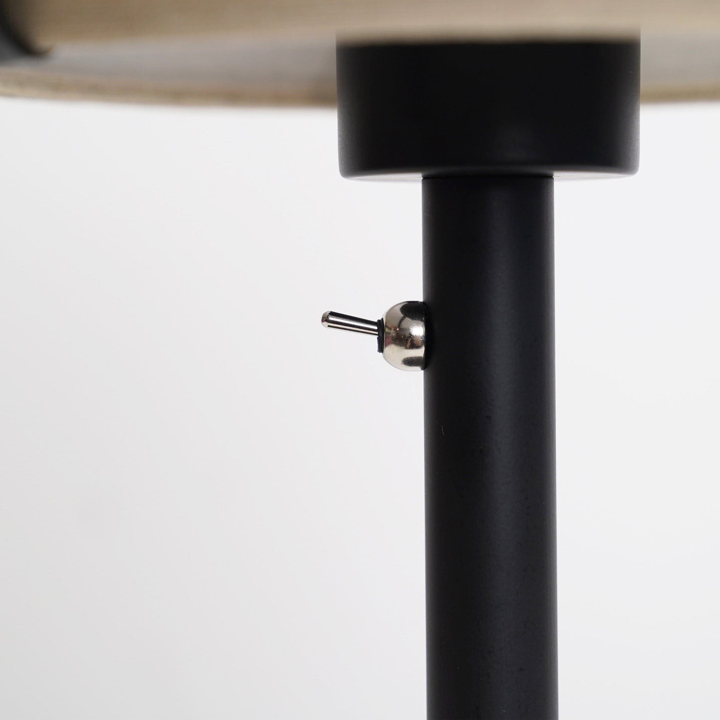 Tischlampenständer (Universal E27) 35x20cm-Metall-Schwarz "Beam"