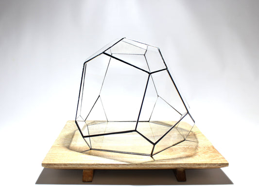 Geometrisches Terrarium – Torno – Vivarium – ↑ 28 x 26 x 24 cm (L x B x H) – Glas