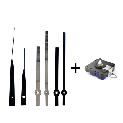 NeXtime Clocks clock hands set M with silent movement, includes hour, minute, and second hands for clock repair or upgrade.