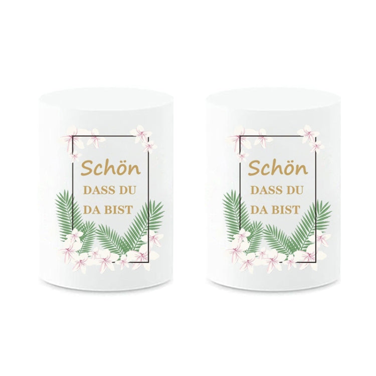2pcs Communion Party German Candle Lamp Shade Decoration, Style: G