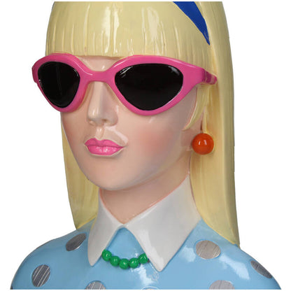 Vase Fashion Lady 'Lyana' 23x16x29cm - Wasserdicht - Dekorative Vase/Topf