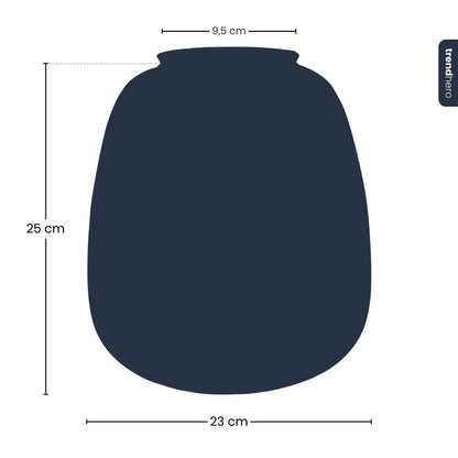 Terrariumflasche mit Korken – Modell: Emma mit LED-Korken – ↑ 25 cm – Ø 23 cm