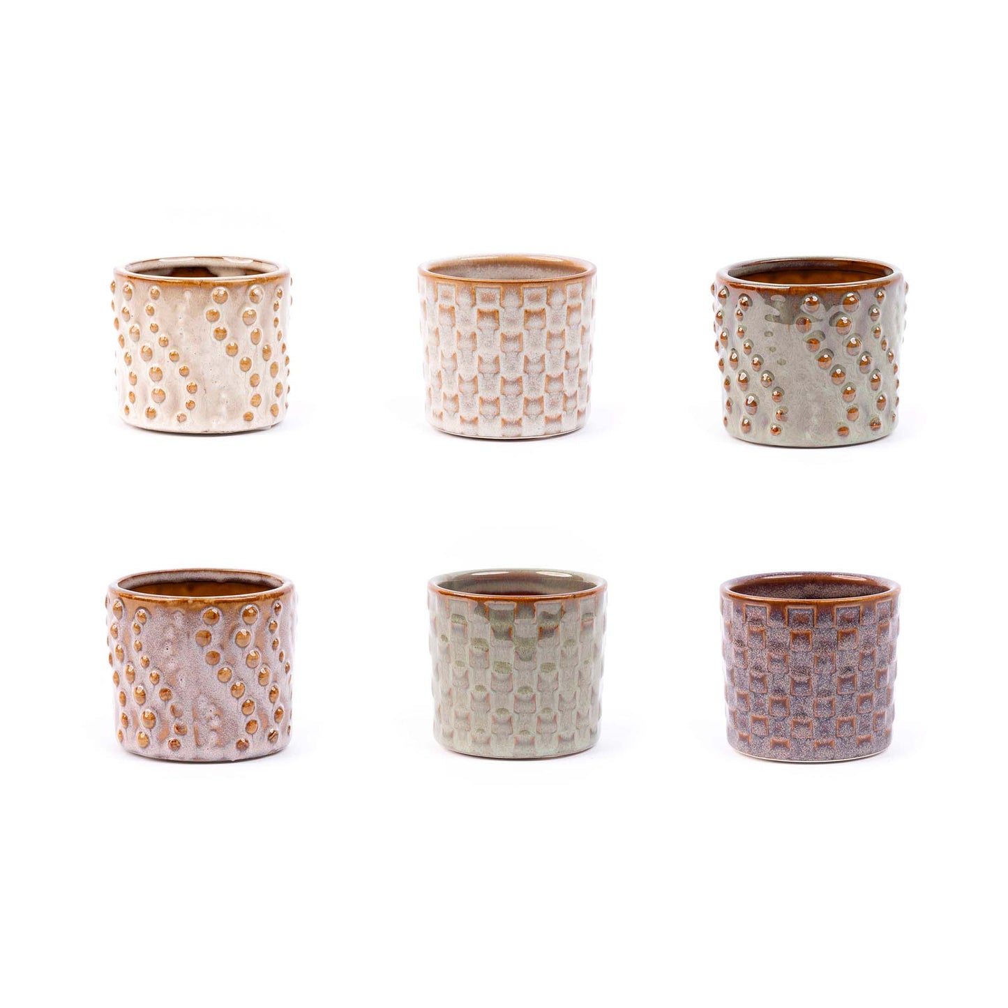 Mini plant set 6 - Includes pot set Madrid