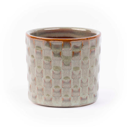 Set of six miniature pots from Florazo NL's Madrid Mini Pot Set 6, perfect for decorative plant displays.