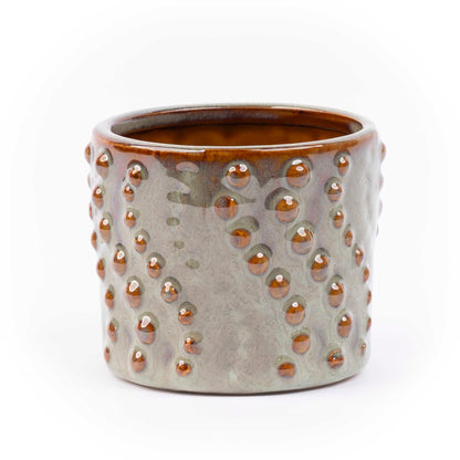 Set of six mini pots from the Madrid collection by Florazo NL, ideal for displaying small plants or succulents.