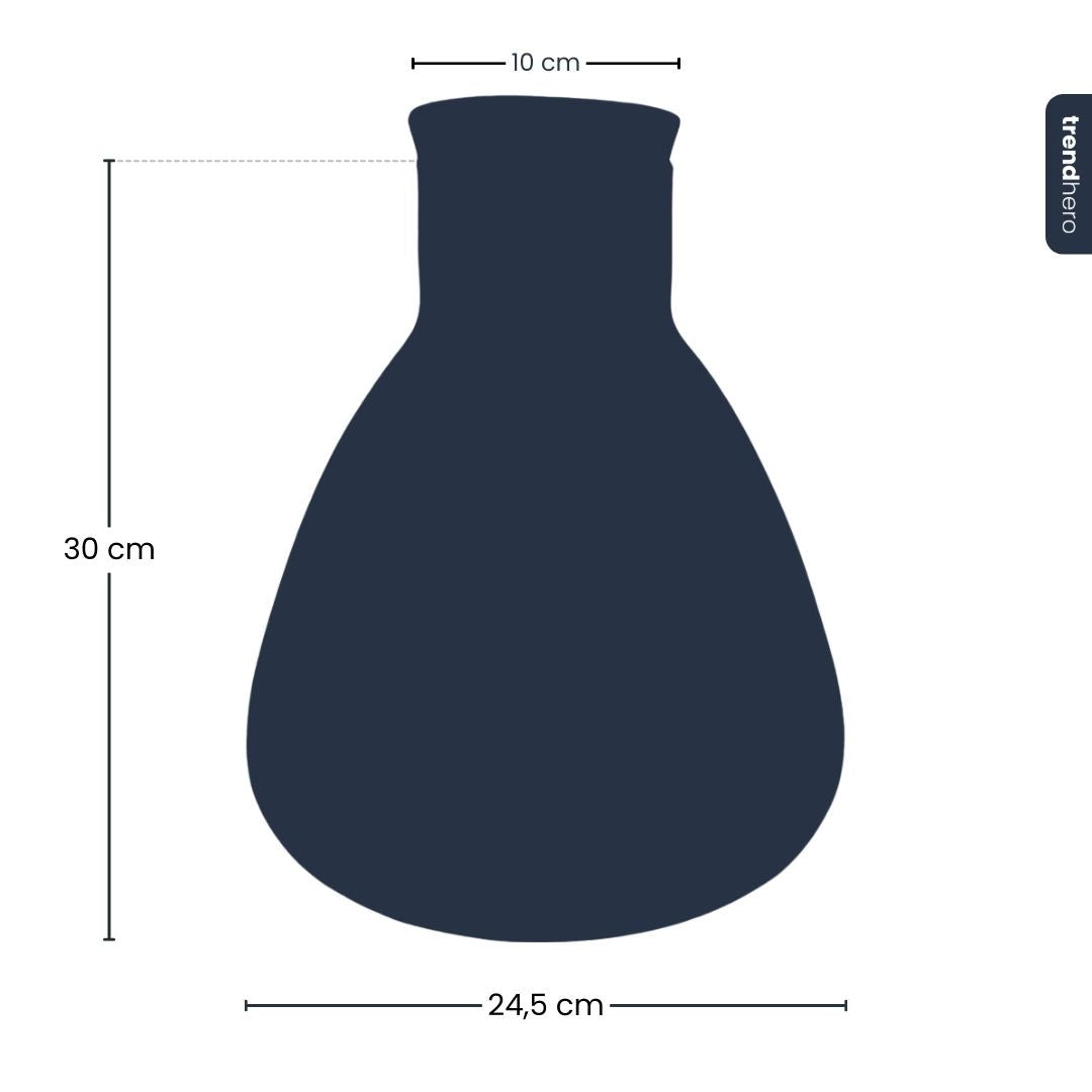 Terrariumflasche „Sam“ – inkl. LED-Korken – Geschlossenes Terrarium Ø 24,5 cm ↑ 30 cm