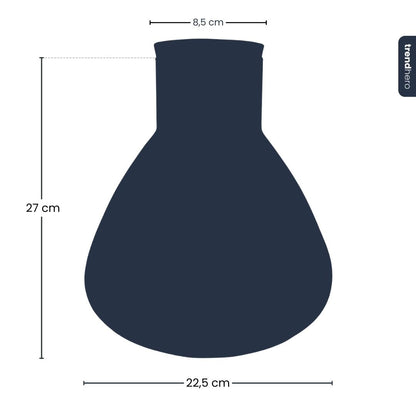 Terrarium mit Korken – Sammie – Geschlossenes Terrarium – Flaschengarten ↑ 26,5 cm