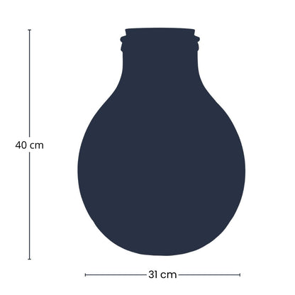 Terrariumflasche – Big Paul mit LED-Beleuchtung – Ø 31 cm ↑ 40 cm